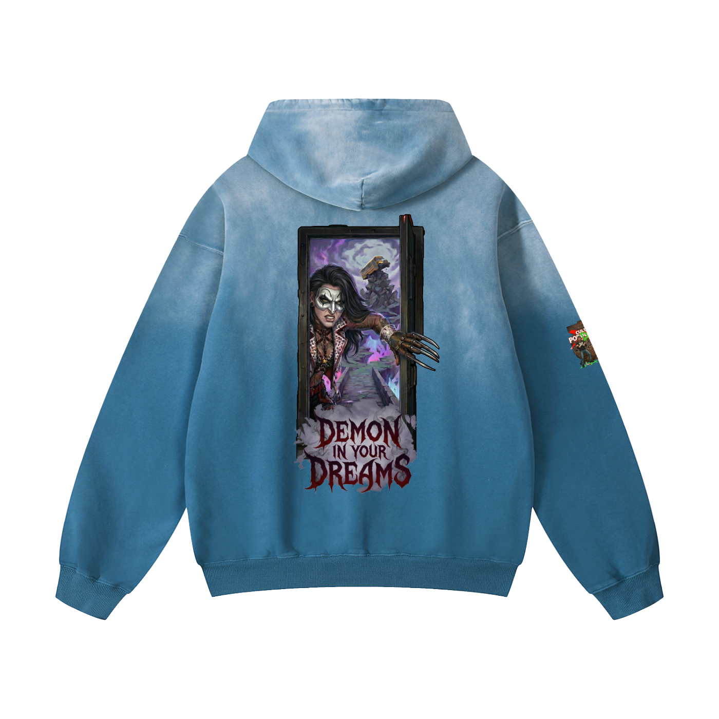 Rhea Ripley - Demon in Your Dreams Heavyweight Sunfade Oversized Hoodie