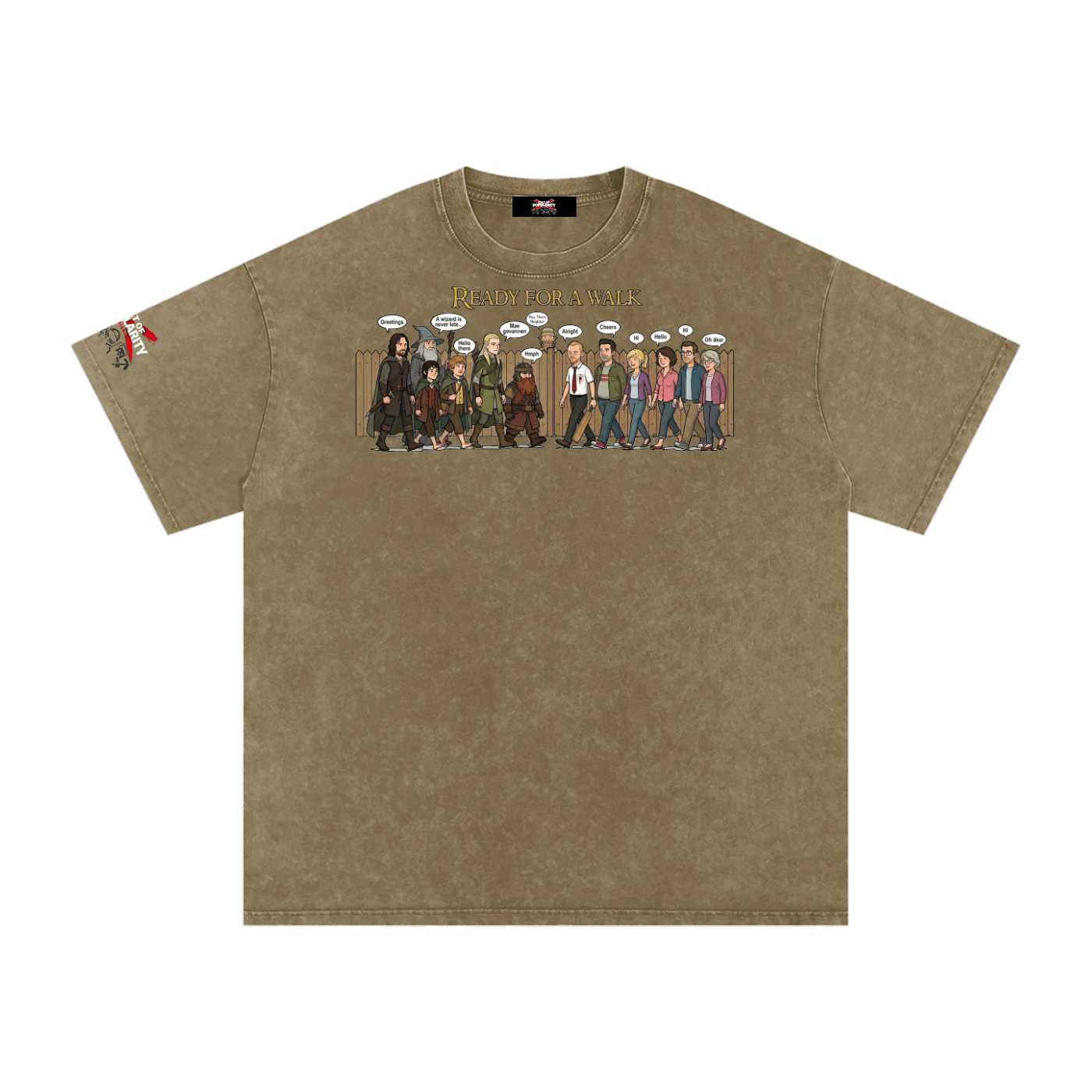 Middle-Earth Meets the Apocalypse: Ready for a Walk Tee