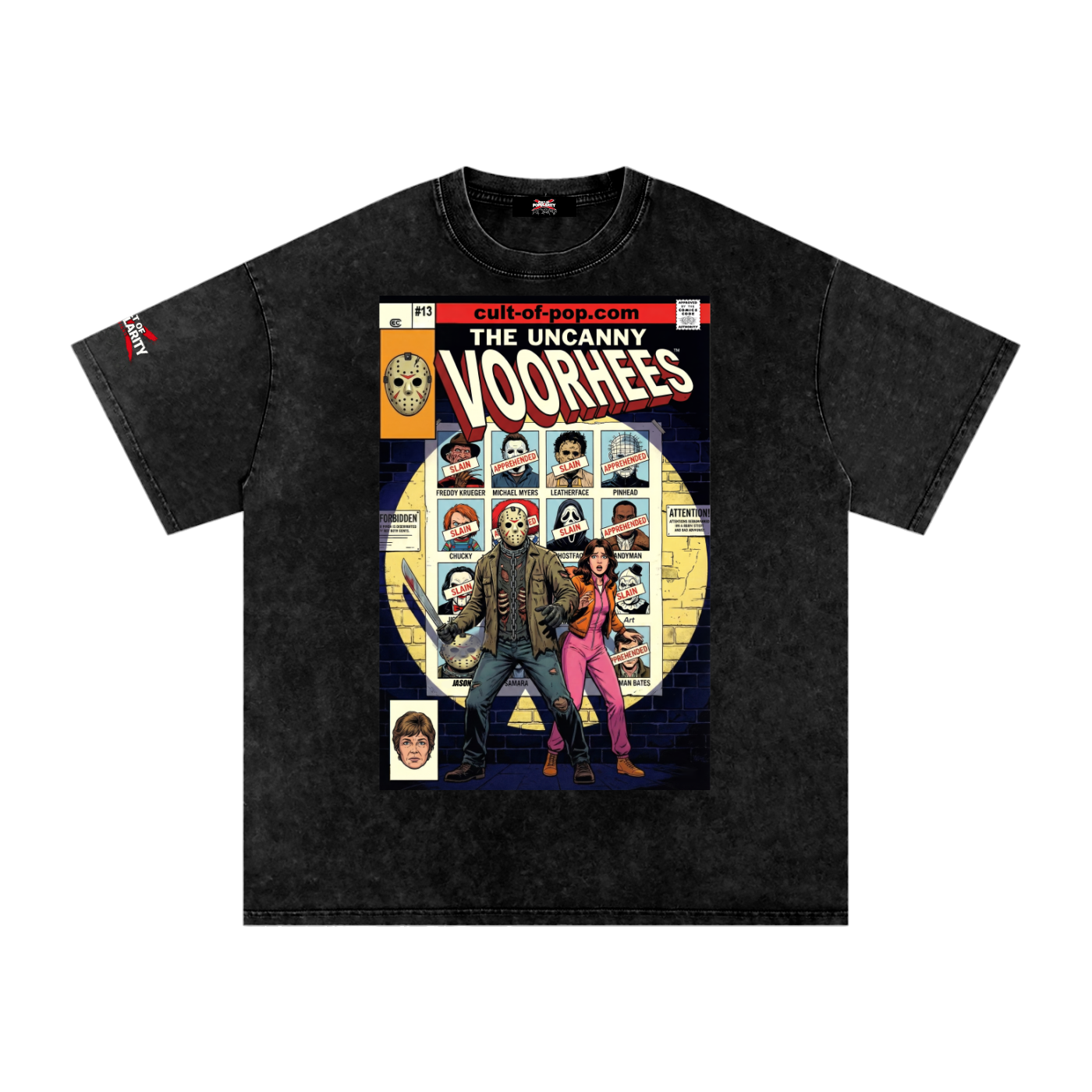 Uncanny X-Slasher #141: Days of Future Camp Snow Washed Oversized Cotton T-Shirt