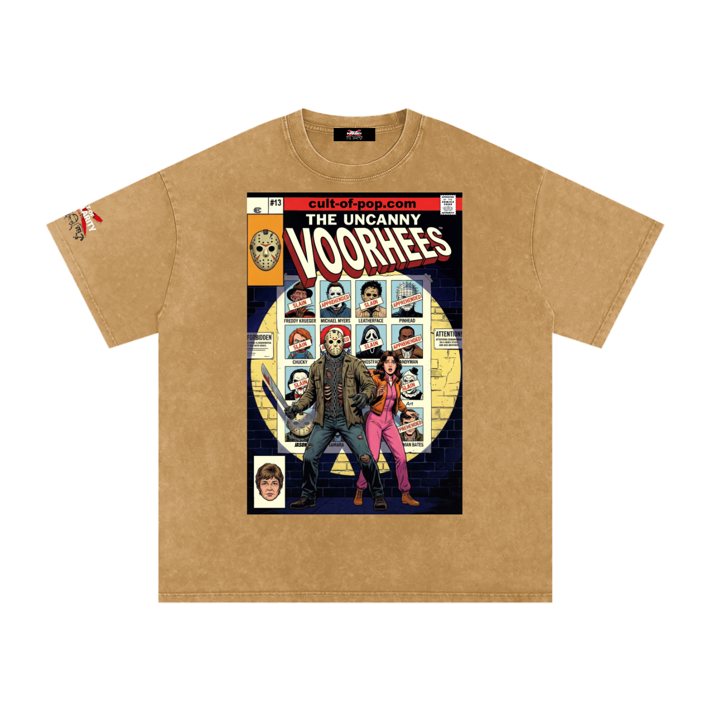 Uncanny X-Slasher #141: Days of Future Camp Snow Washed Oversized Cotton T-Shirt