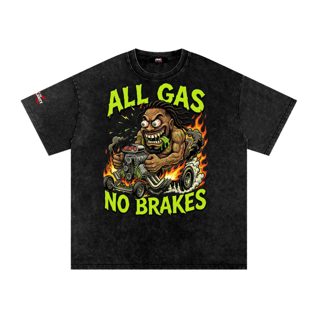 All Gas No Brakes — Fatu Hot Rod Tee
