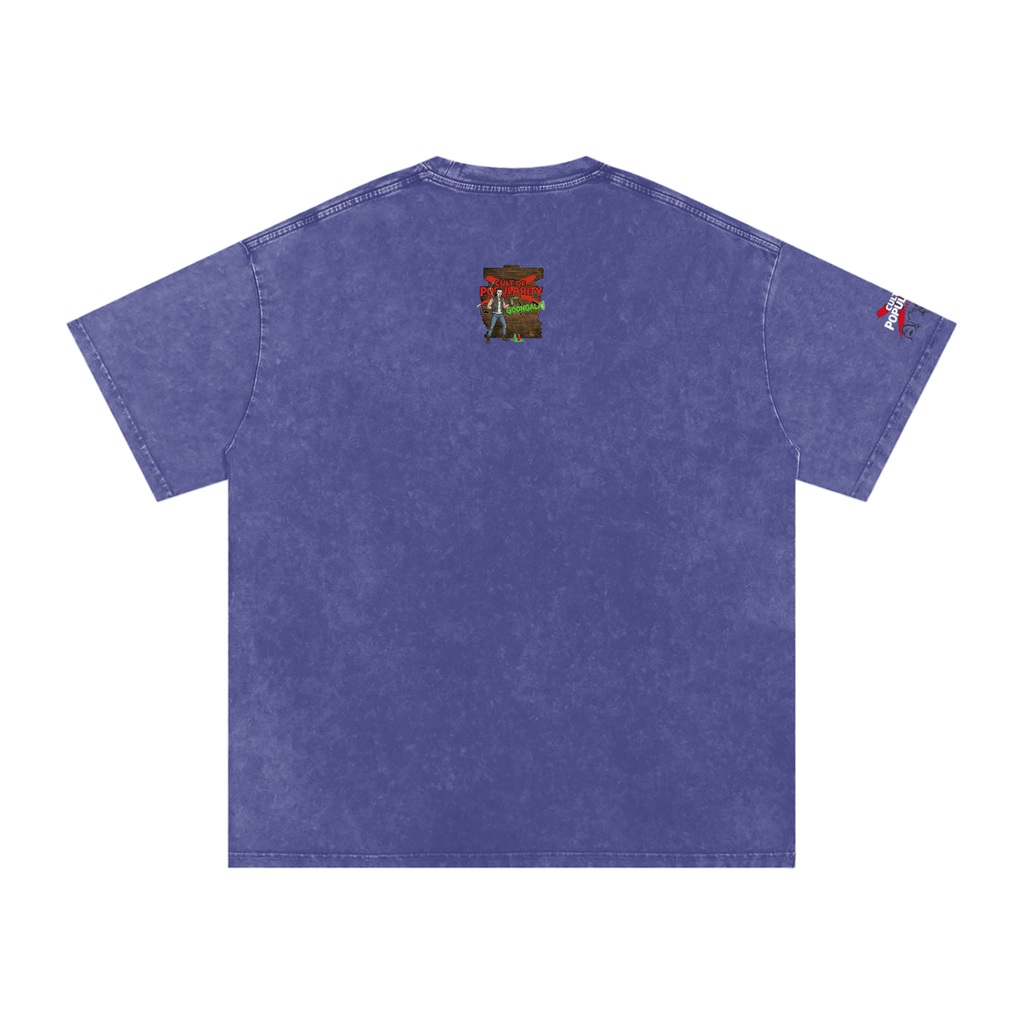Shredder Wants YOU Tee  Snow Washed Oversized Cotton T-Shirt