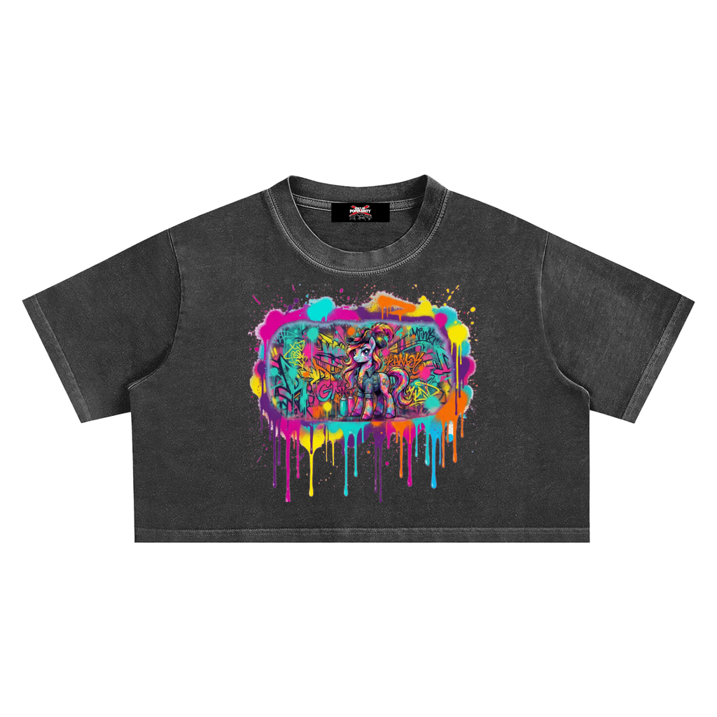 Pony Picasso Crop Top