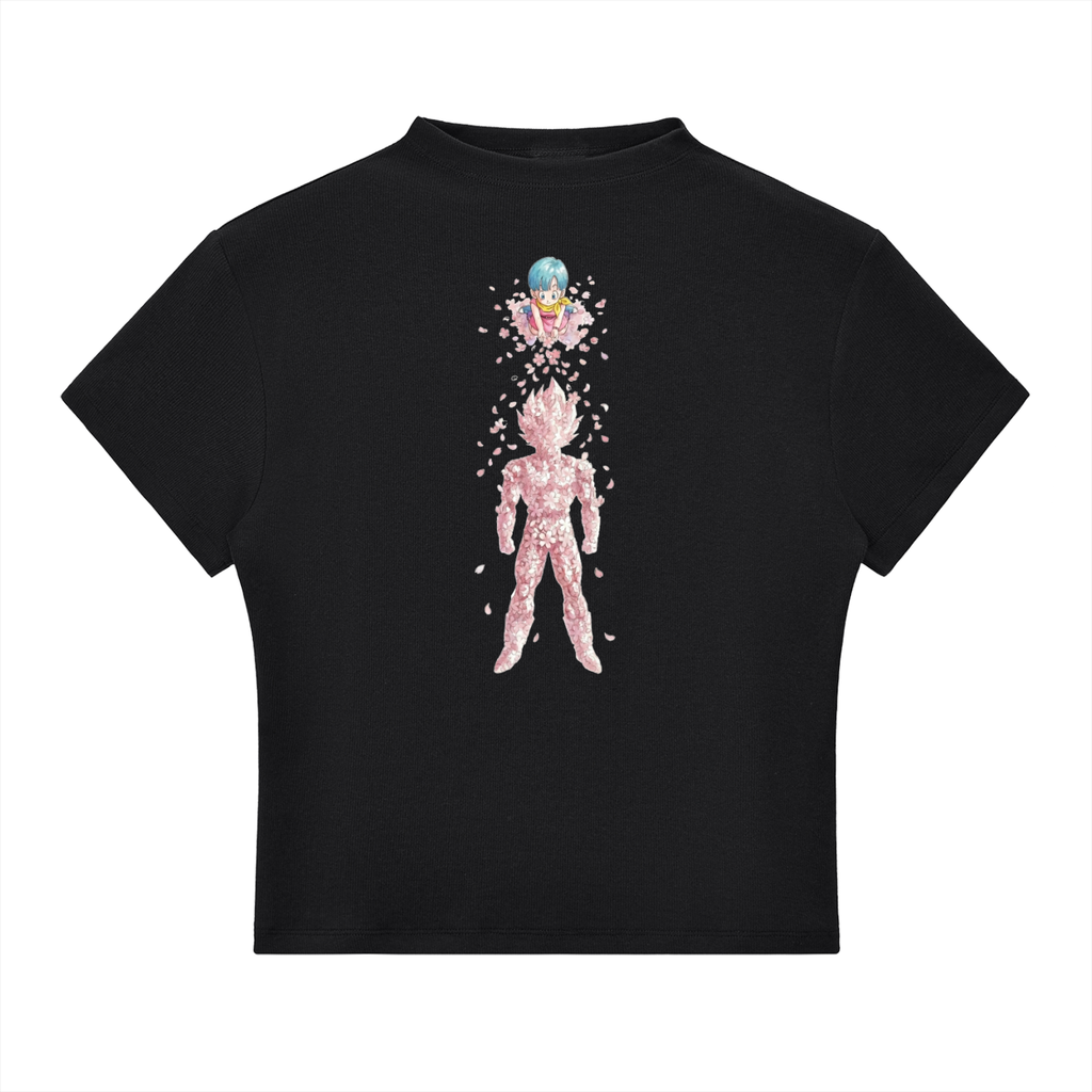 Blossoms of Royal Resolve: Pride of a Prince Essential Slim Fit Mock Neck T-Shirt