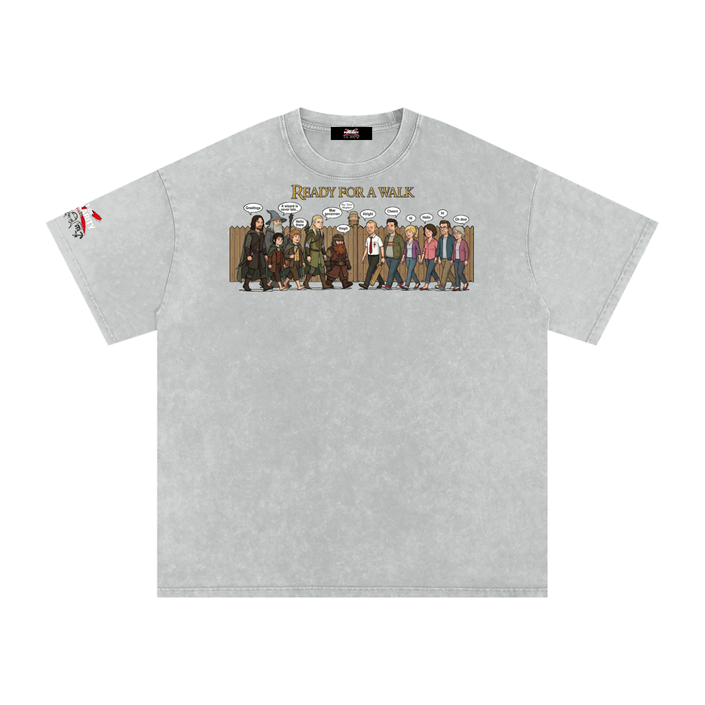 Middle-Earth Meets the Apocalypse: Ready for a Walk Tee