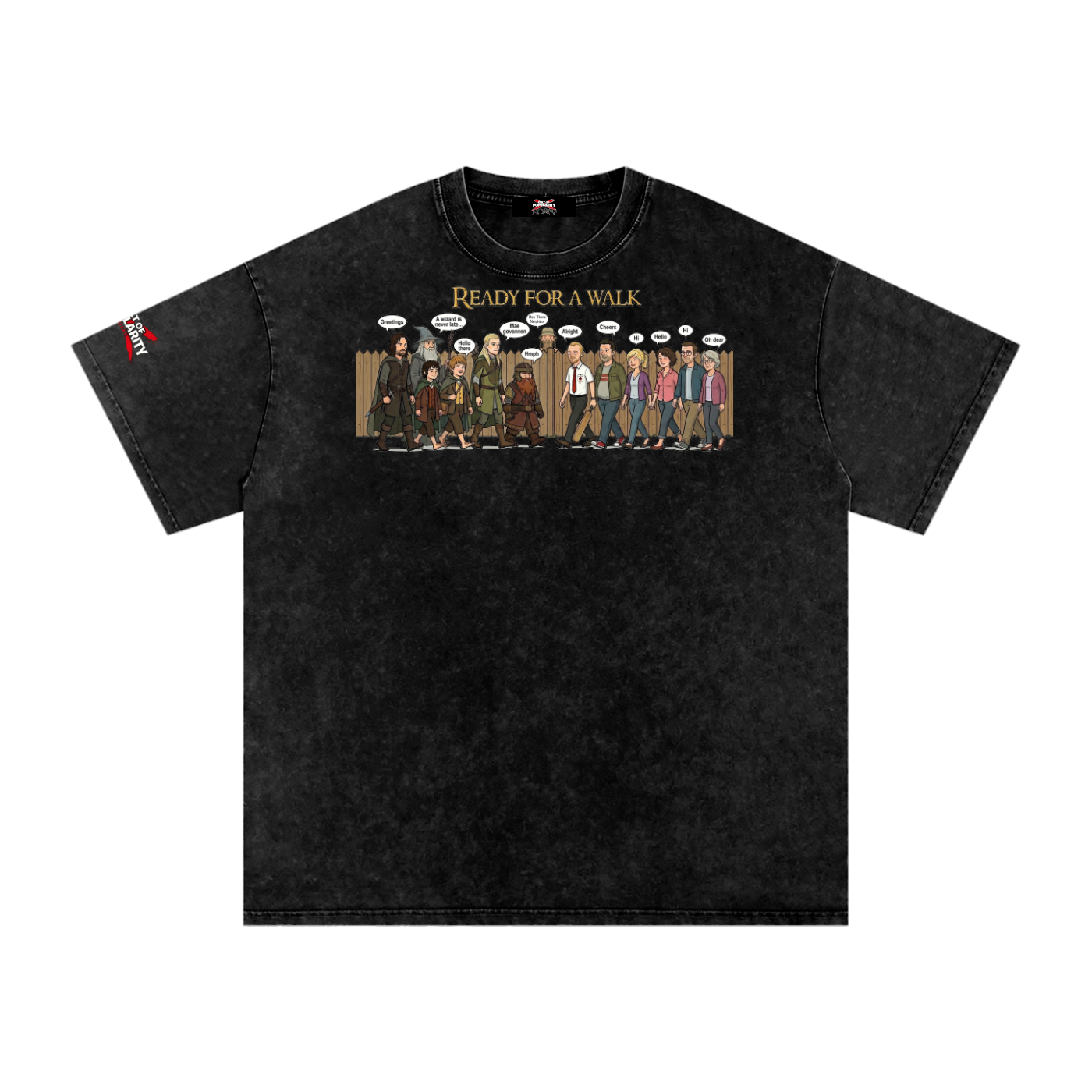 Middle-Earth Meets the Apocalypse: Ready for a Walk Tee