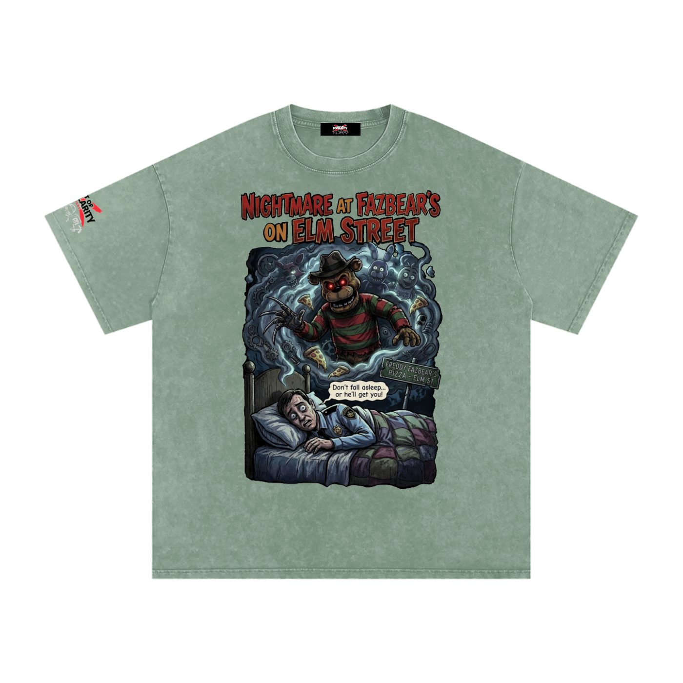 Nightmare at Fazbear's on Elm Street Tee