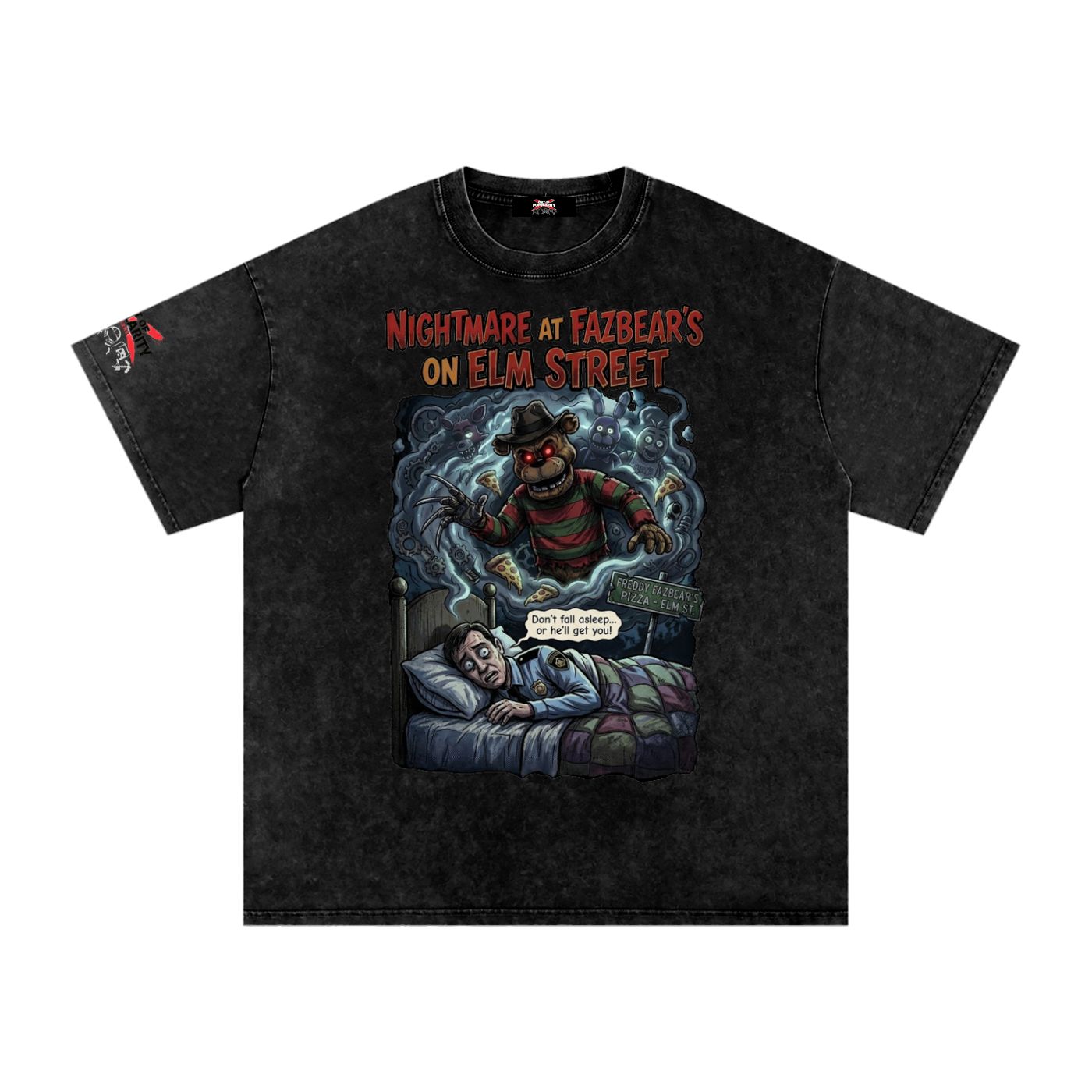 Nightmare at Fazbear's on Elm Street Tee