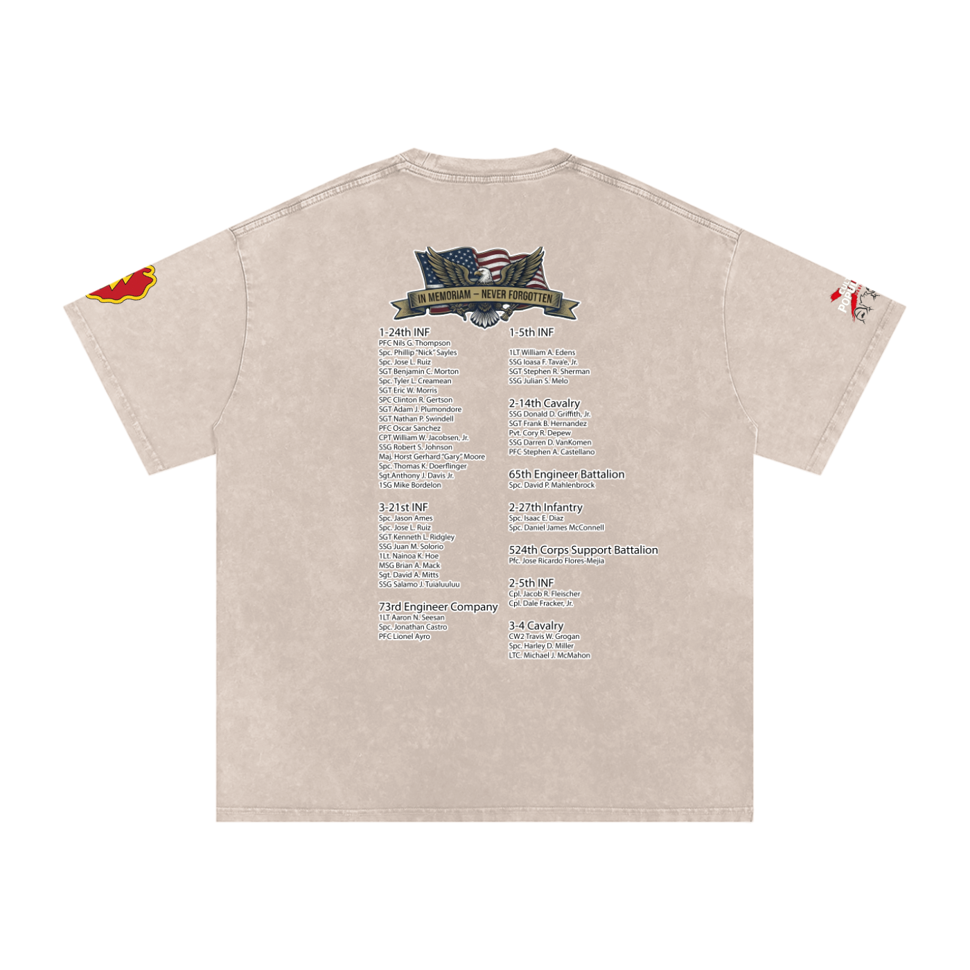 Mosul Hooligans Tribute Tee "Remember the Fallen" Special Edition