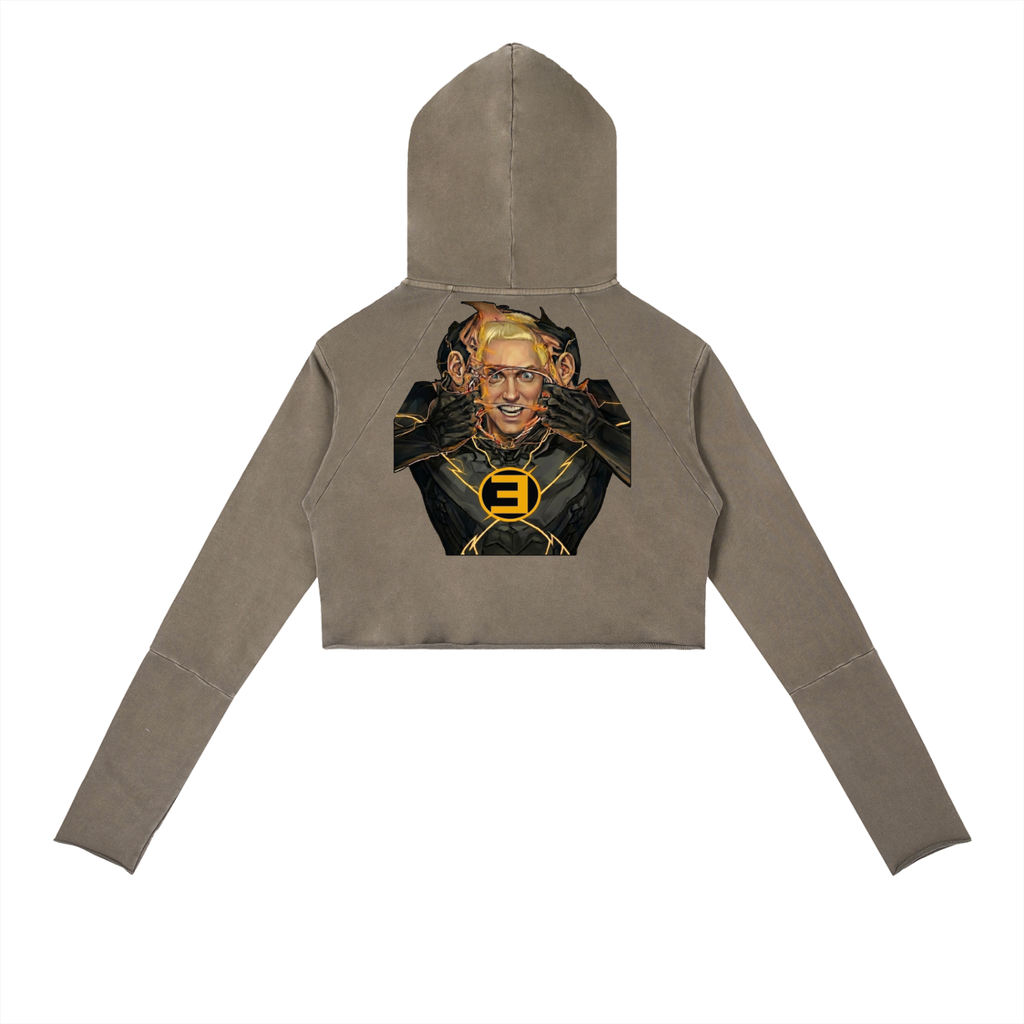 There's a Rebel in All of Us  Vintage Washed Raw Edge Hoodie