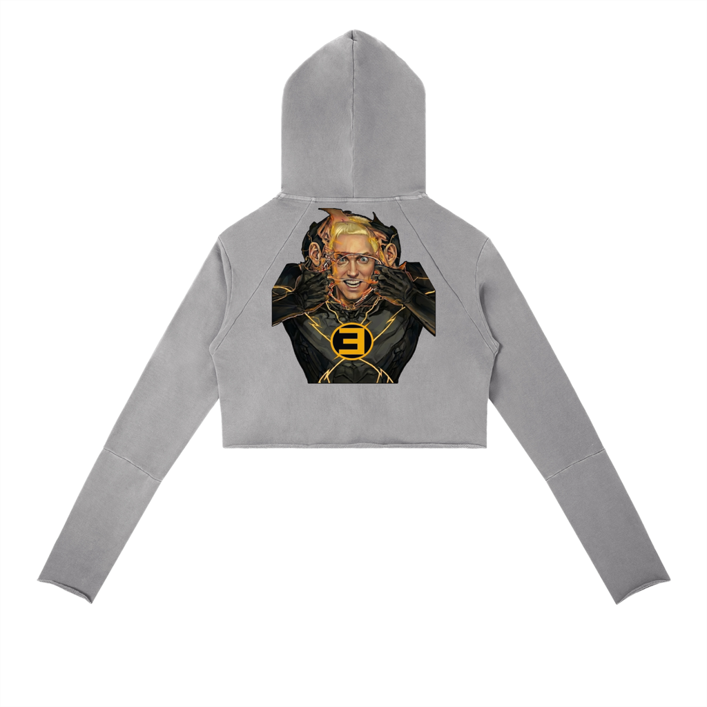 There's a Rebel in All of Us  Vintage Washed Raw Edge Hoodie