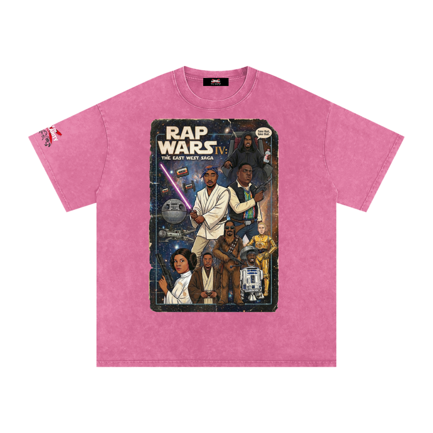 Rap Wars IV: The East West Saga tee