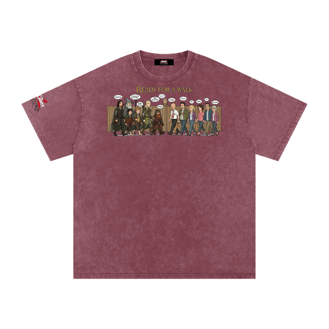 Middle-Earth Meets the Apocalypse: Ready for a Walk Tee