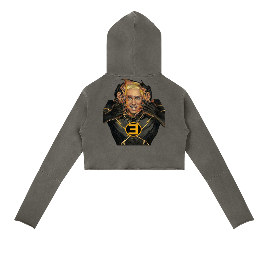 There's a Rebel in All of Us  Vintage Washed Raw Edge Hoodie
