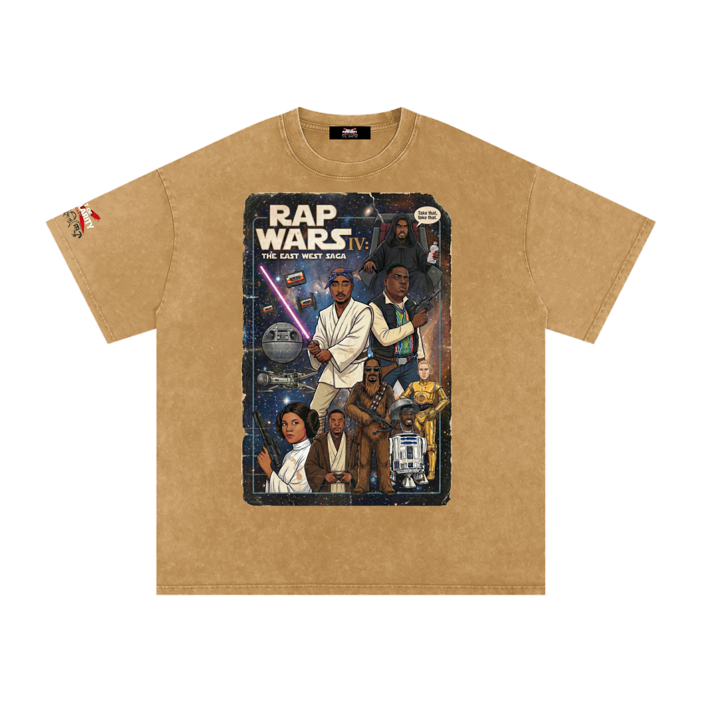 Rap Wars IV: The East West Saga tee