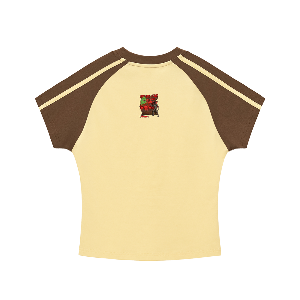 Paranormal Visitors Meet the Neighborhood Watch Raglan Tee