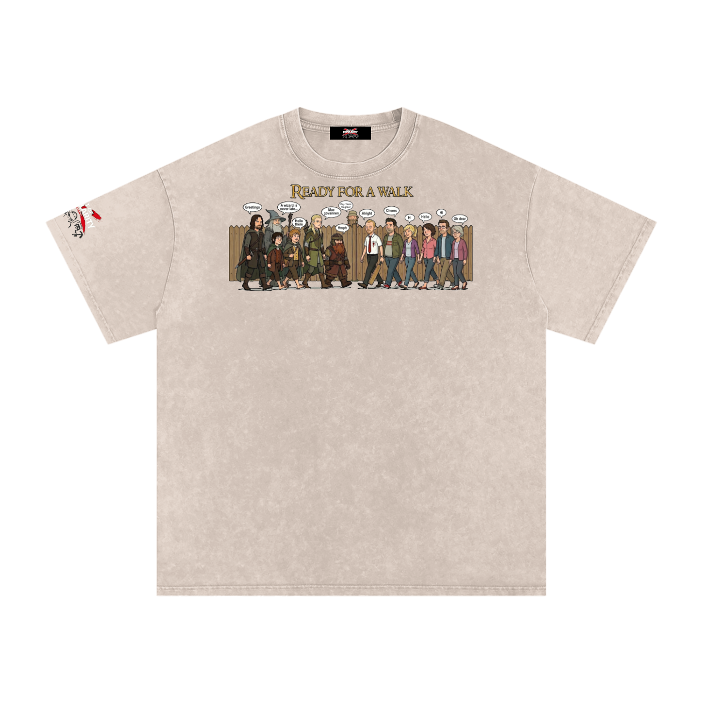 Middle-Earth Meets the Apocalypse: Ready for a Walk Tee