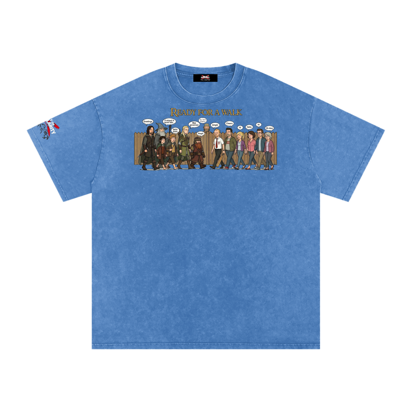 Middle-Earth Meets the Apocalypse: Ready for a Walk Tee
