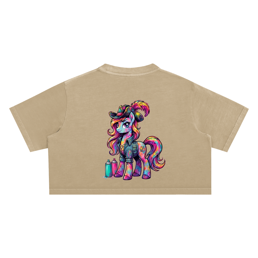Pony Picasso Crop Top