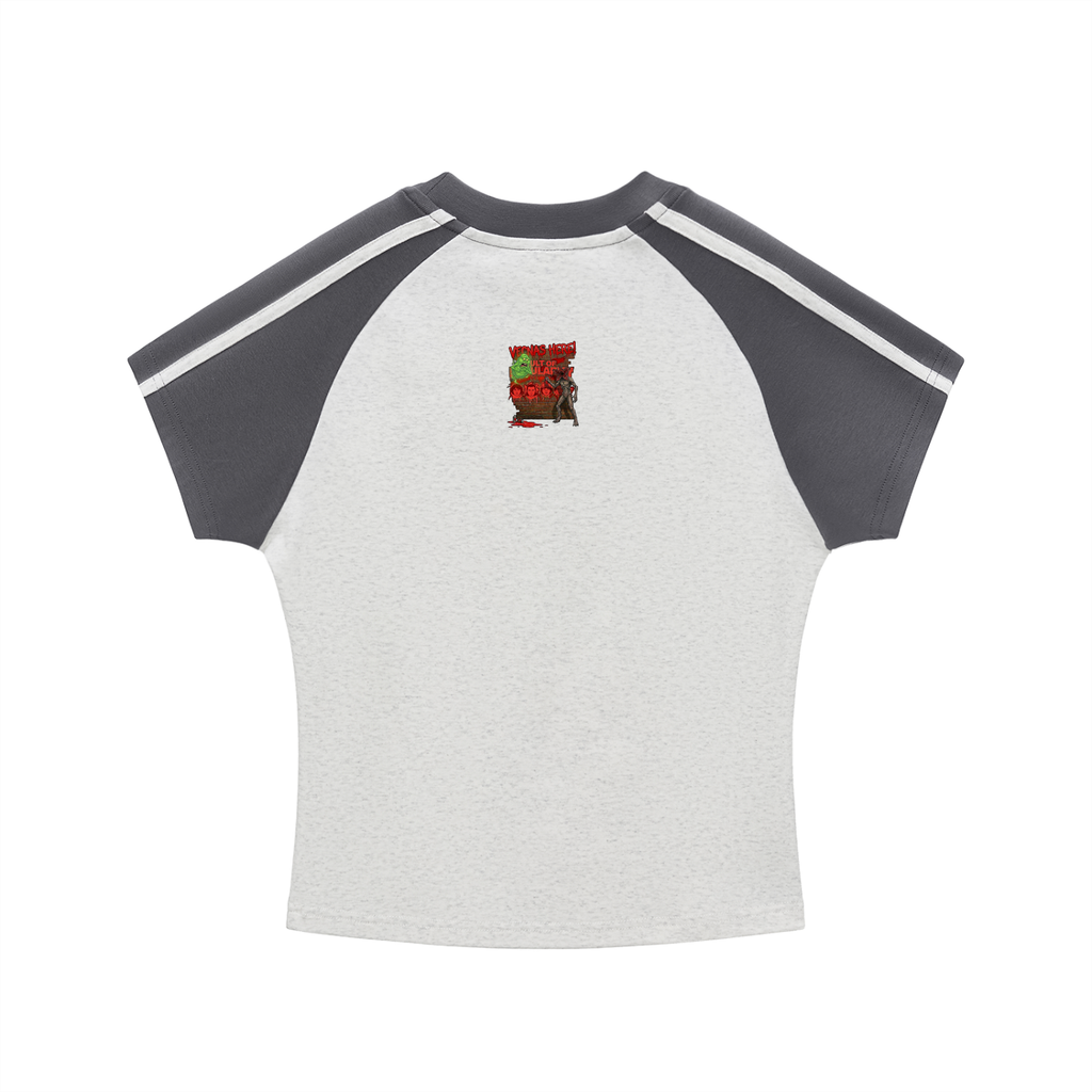 Paranormal Visitors Meet the Neighborhood Watch Raglan Tee