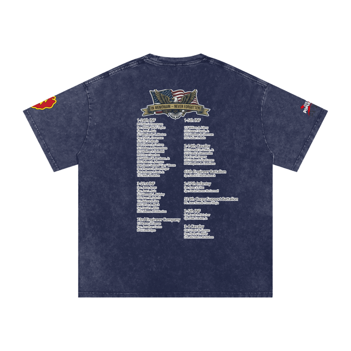 Mosul Hooligans Tribute Tee "Remember the Fallen" Special Edition