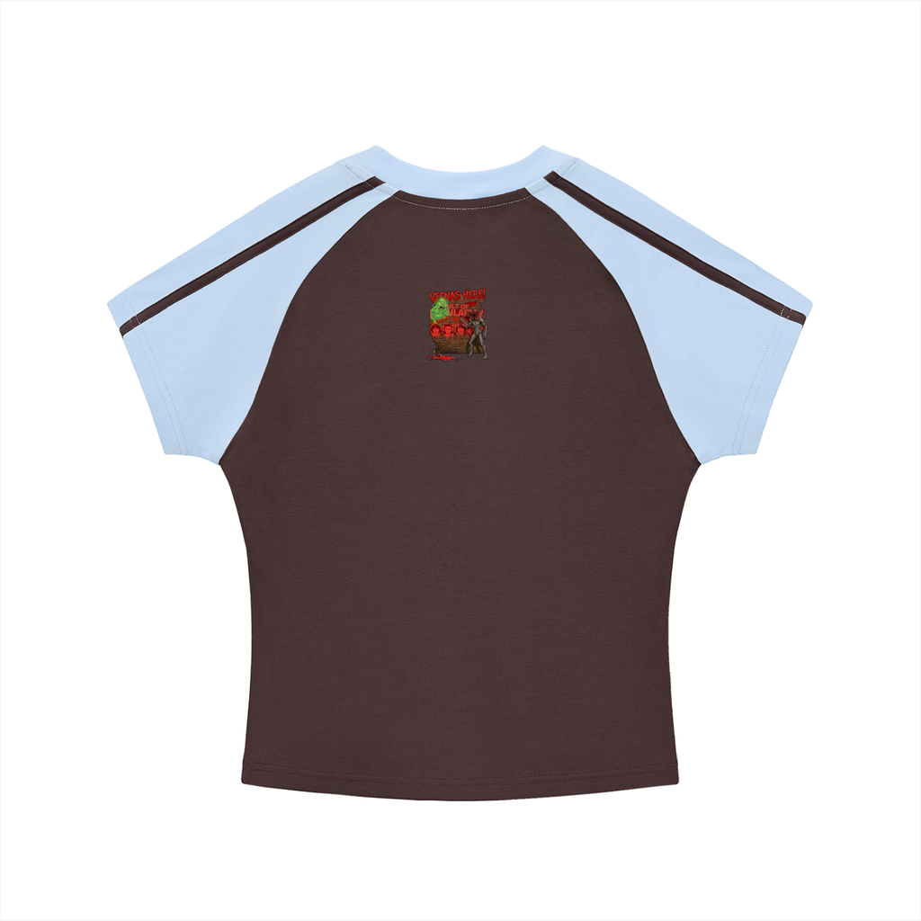 Paranormal Visitors Meet the Neighborhood Watch Raglan Tee