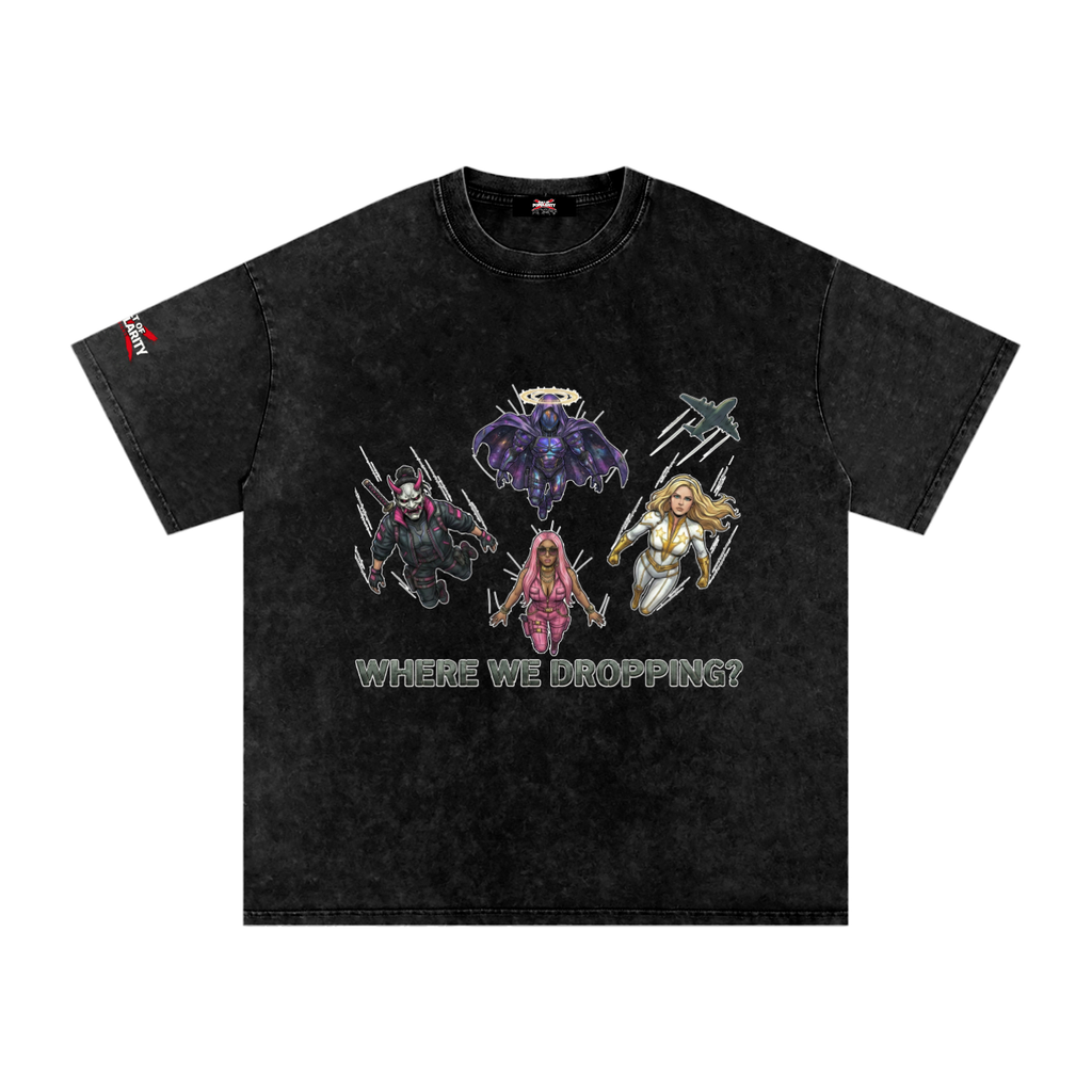 Where We Dropping? Galactic Paratrooper Special Edition Tee