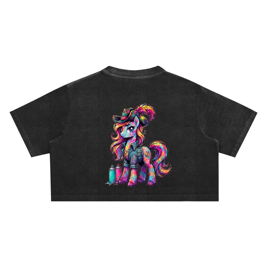 Pony Picasso Crop Top