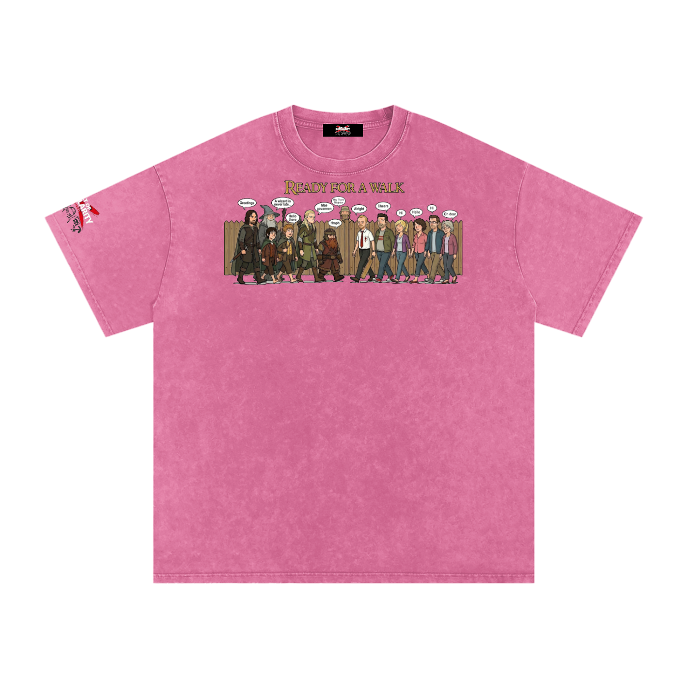 Middle-Earth Meets the Apocalypse: Ready for a Walk Tee